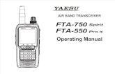 Manual Yaesu FTA 550-750