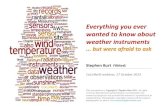 'Everything you ever wanted to know about weather ...· Everything you ever wanted to know about ...