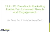Facebook marketing hacks for increased reach and engagement
