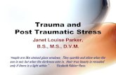 Trauma and post traumatic stress 5 23-10
