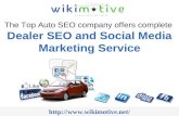 Wikimotive -The Top Auto SEO company offers complete Dealer SEO and Social Media Marketing Service