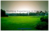 Thrilling experience in kerala