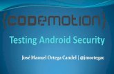 Testing Android Security