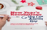 New Year's Resolutions Apr 03, 2019 آ  New Year's Resolutions BROUGHT TO YOU BY YOUR CREDIT UNION YR