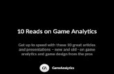 10 reads on game analytics