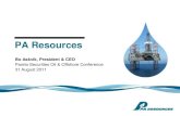 PA Resources Pareto Securities Oil & Offshore Conference 31 aug 2011