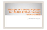 Designing Control System for Front End Electronics of EMCal Detectors
