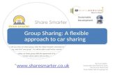 *  Group Sharing: A flexible approach to car sharing By Susan Baker, Sustainable Development Lead, Civil Service