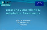 Localising Vulnerability &  Adaptation  Assessments