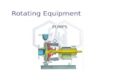 Rotating Equipment PUMPS. Rotating Equipment HIGH PRESSURE It’s all in the ‘Seal’ LOW PRESSURE Rotating Shaft.