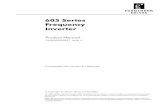 Eurotherm 605 Drive Manual