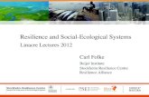 Resilience and Social-Ecological Systems