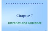Chapter 7 : Intranet and Extranet