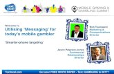 Mobile gambling summit  mobile customer experience textlocal