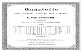 Beethoven String Quartet, Op.18 No.4 (Parts)