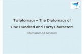 Twiplomacy- The Diplomacy of 140 Characters