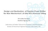 Final tssa design and realization of passive phase shifters