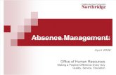 Absence Managment