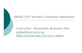 SENG 310: Human Computer Interaction aalbu/HCI/HCI_1. آ  SENG 310 : Human Computer Interaction, Lecture