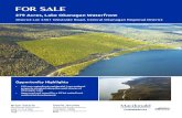 FOR SALE the Okanagan Valley an attractive destination for tourists and retirees as well as a popular