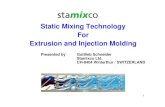 Static Mixing Technology For Extrusion and Injection Molding Static Mixers Injection Molding â€¢ 70%
