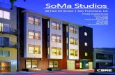SoMa 7. RENT ROLL UNIT # BEDS BATHS SQUARE FEET CCA RENT* RENT/SQ.FT. MARKET RENT RENT/SQ.FT 101 Studio