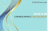 2015 Unsung Heroes of Wisconsin's Legal Community