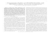 Comparison Studies of MANET-Satellite and MANET-Cellular ...epubs. studies of MANET-satellitآ  A MANET