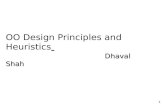 OO design principles & heuristics