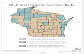 Shoreland Bluffs and Unstable Soil Standards by County in Wisconsin