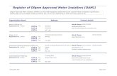 Register of Ofgem Approved Meter Installers (OAMI) Blyth House, Alva Industrial Estate Alva FK12 5DQ