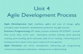 Unit 4 Agile Development Process Unit 4 Agile Development Process Agile Development: Agile manifesto,