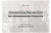 Luke Hutchison - Handwriting Recognition