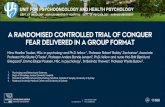 A RANDOMISED CONTROLLED TRIAL OF CONQUER FEAR CONQUER FEAR AND EMOTION REGULATION â€¢ Conquer Fear may