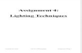 Assign 4 Lighting Techniques