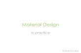 Material Design - Material Design in practice Marcin Korniluk. material design promo video . What is