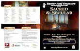 Sacred & Secular - Program UPDATED - Barrier Reef Orchestra ... Panis Angelicus, created for the Feast