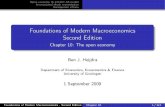 Foundations of Modern Macroeconomics Second Edition Open economy IS-LM-BP-AS model International shock