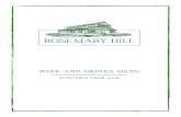 Wine List EMAIL - Rosemary  

lp^^m أ›gbla' Hill & Dale Dry Rosأ© Merlot 140