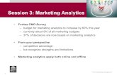 Session 3: Marketing Analytics - MIT OpenCourseWare Marketing Management Session 3: Marketing Analytics