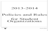 Student Society Rule Guide