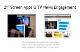 2nd Screen Apps & TV News Engagement