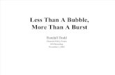 Bubble and Burst