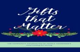 The Community Foundation's 2014 Gifts That Matter