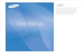 Samsung Camera L301 User Manual