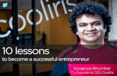 10 lessons to become a successful entrepreneur
