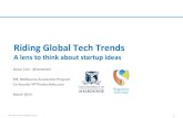 Mobile Monday (October 2014) - Riding Global Tech Trends