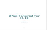 EDIT 705 Instructional Design Document iPad Tutorial