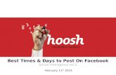 Best Times to Post On Facebook [vol.2]