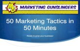 50 marketing tactics in 50 minutes